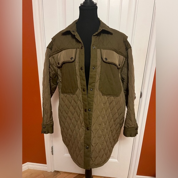 Frame Oversize Shirt Jacket - Picture 2 of 8